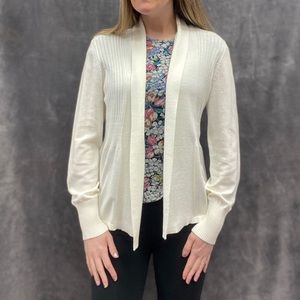 August Silk cardigan sweater off white S M L XL